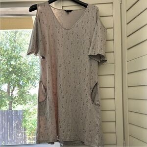 Yak & Yeti Cold Shoulder Dress with Pockets
